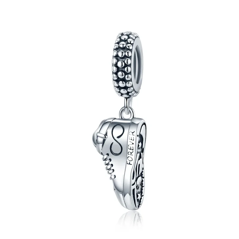 (image for) Pandora Style Silver Bangle Charm, Running Sneaker - SCC1541 - Product Image