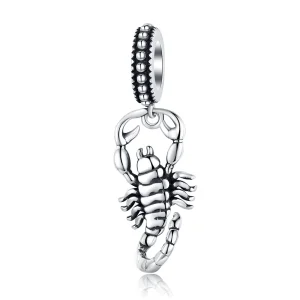 (image for) Pandora Style Silver Bangle Charm, Scorpio - SCC1329