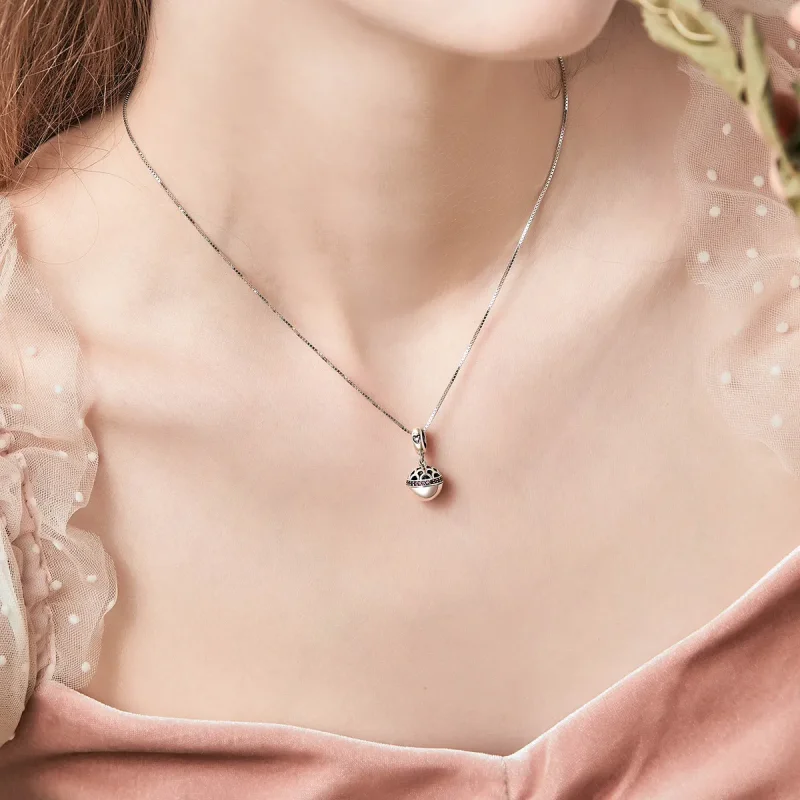 (image for) Pandora Style Silver Bangle Charm, Surprise of Love - SCC689 - View 2