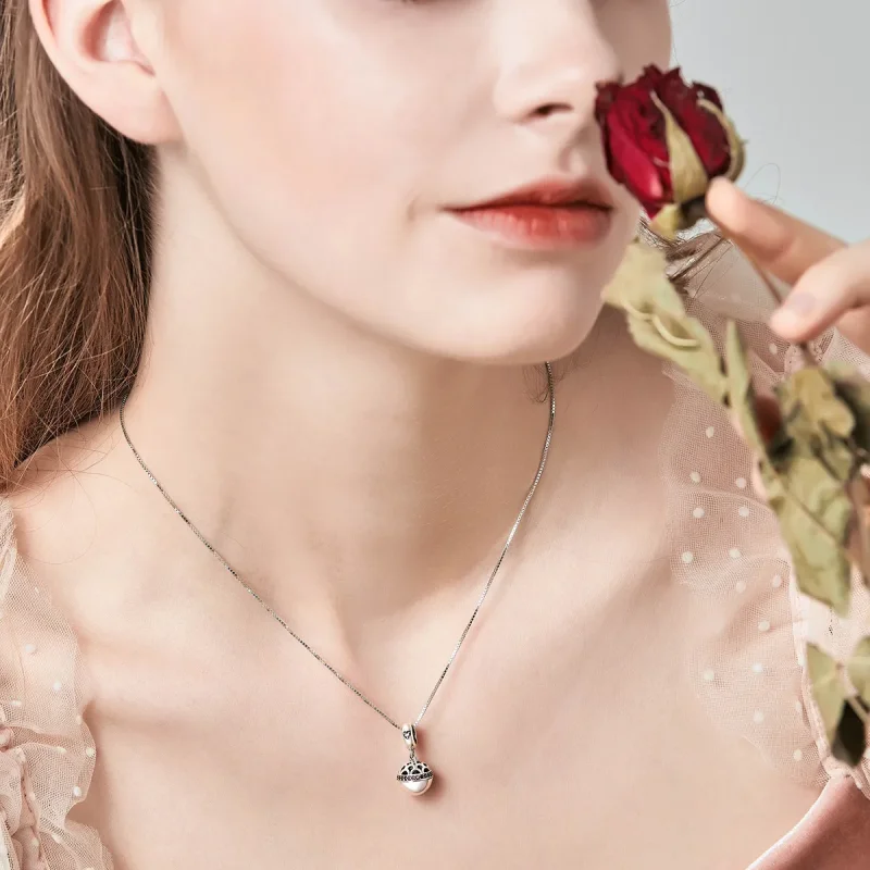 (image for) Pandora Style Silver Bangle Charm, Surprise of Love - SCC689 - View 9