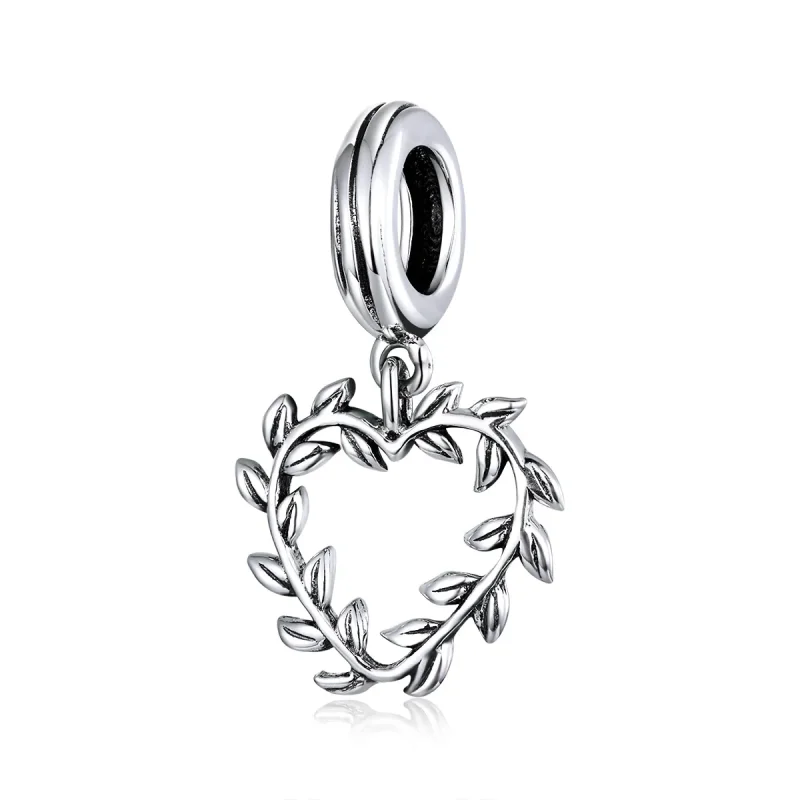 (image for) Pandora Style Silver Bangle Charm, Weave Love - SCC1520 - Product Image