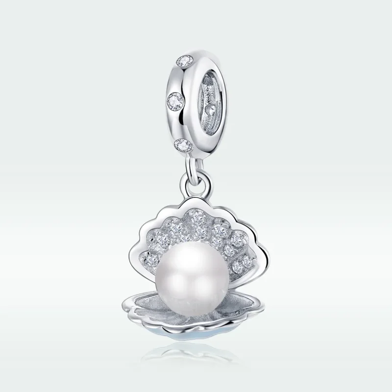 (image for) Pandora Style Silver Dangle Charm, Legend of The Sea, Enamel - BSC242 - View 5