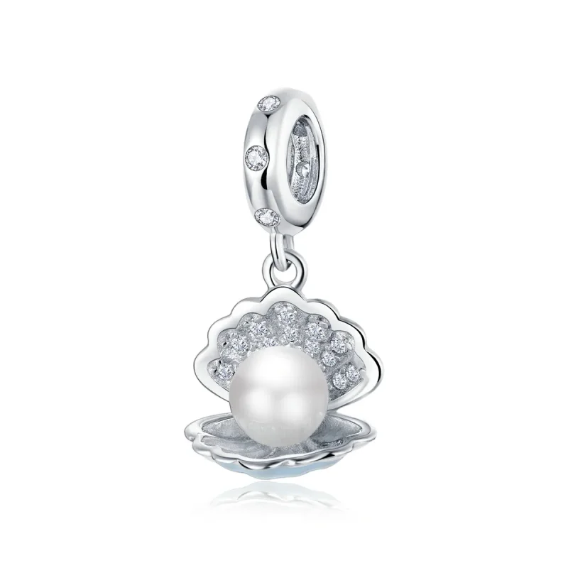 (image for) Pandora Style Silver Dangle Charm, Legend of The Sea, Enamel - BSC242 - Product Image