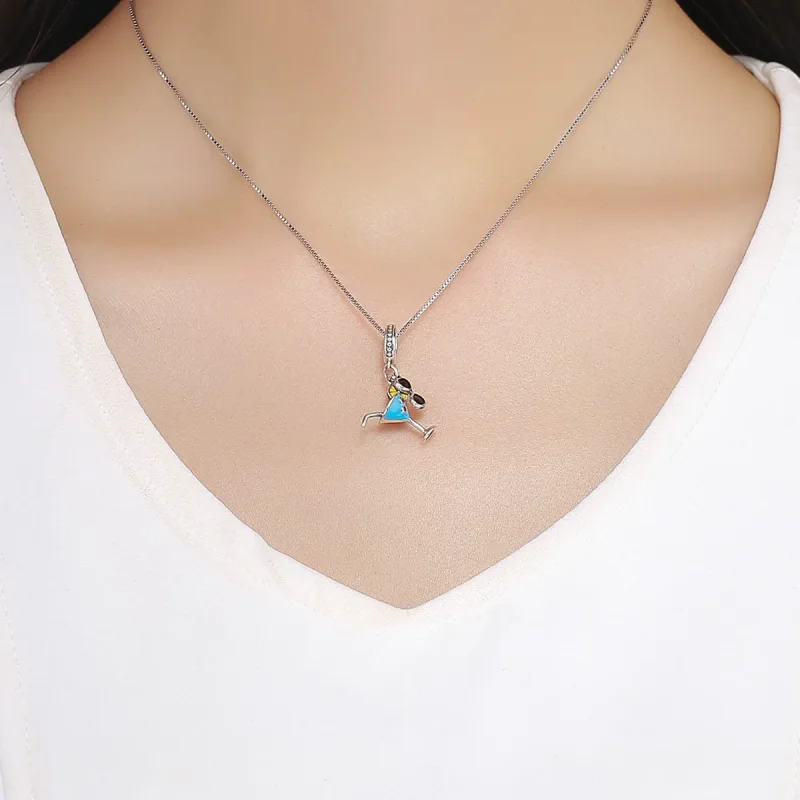 (image for) Pandora Style Silver Dangle Charm, Summer Cold Drinks, Multicolor Enamel - SCC69 - View 5