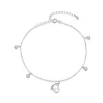 Pandora Style Silver Bracelet Heart - SCT021