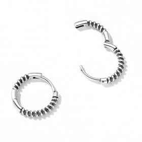 PANDORA Style Simple Thread Hoop Earrings - SCE1423