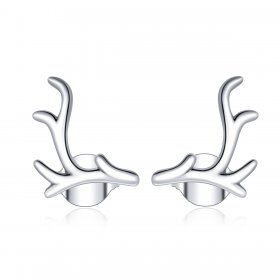 PANDORA Style Simple Antlers Stud Earrings - SCE963