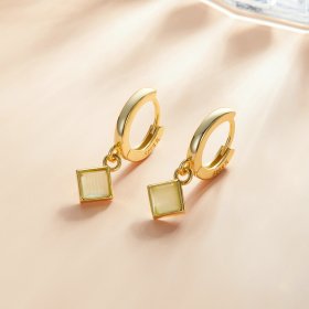 PANDORA Style Simple Geometry Hoop Earrings - SCE1322