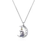 Pandora Style Silver Necklace, Believe In Your Dreams, Multicolor Enamel - SCN410