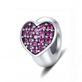 Pandora Style Silver Spacer Charm, Love - SCC1336