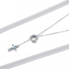 PANDORA Style Love Cross Necklace - BSN244