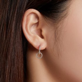 PANDORA Style Shuanghuan Hoop Earrings - SCE1199