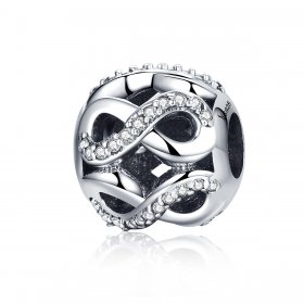Pandora Style Silver Charm, Infinity - SCC141