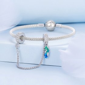 Pandora Style Feather Safe Chain - BSC914