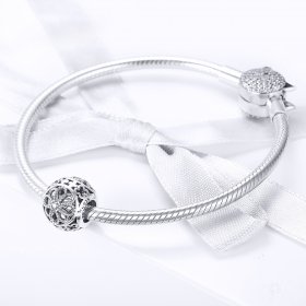 Pandora Style Silver Charm, Blossoms - SCC899