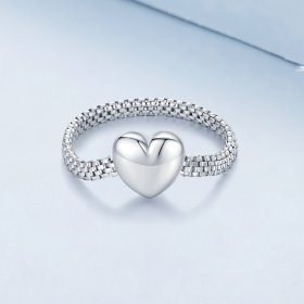 Pandora Style Love Chain Ring - BSR422