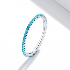 Pandora Style Blue Fashion Elf Ring - SCR066-BU
