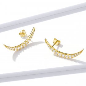 PANDORA Style Crescent Moon Stud Earrings - BSE314