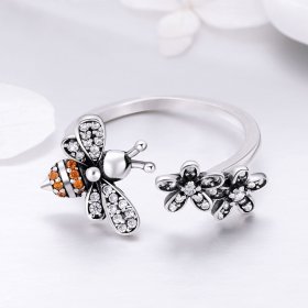 Silver Story of The Bee Ring - PANDORA Style - SCR422