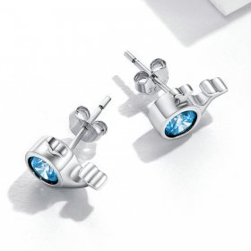 PANDORA Style Mini Whale Stud Earrings - SCE1366