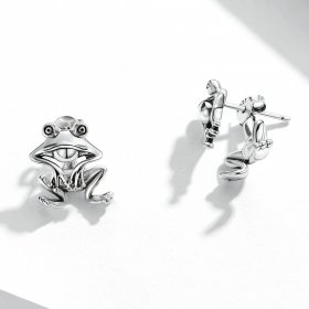 PANDORA Style Funny Frog Stud Earrings - SCE1324