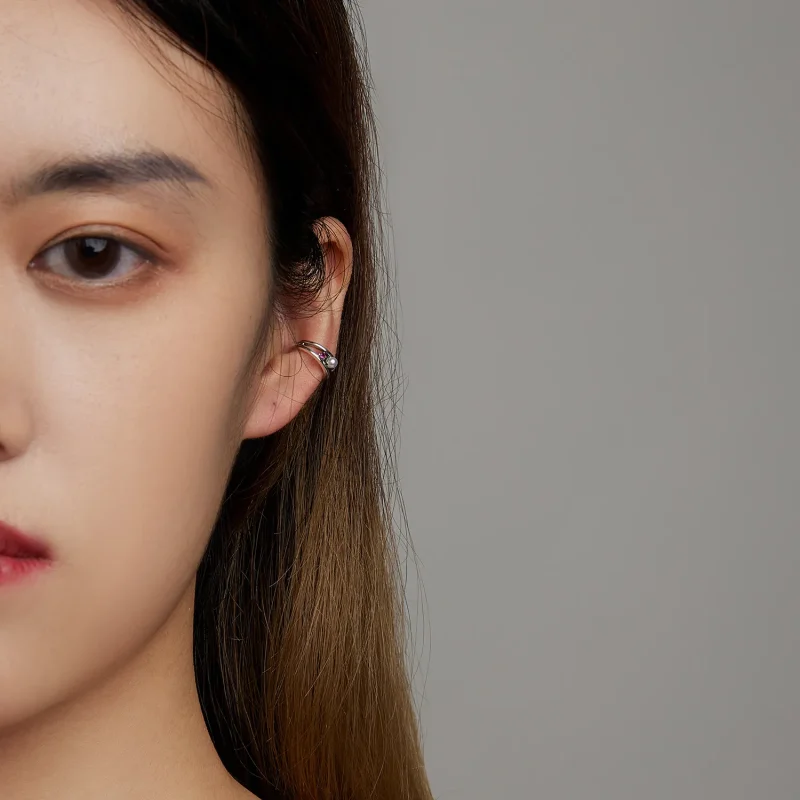 (image for) PANDORA Style Exquisite Shell Pearl Double Layer Ear Clip - SCE1431 - View 6