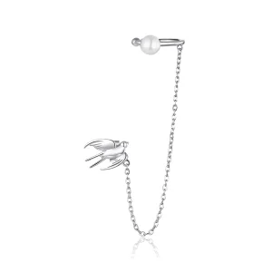 (image for) PANDORA Style Flying Swallow Ear Clip - BSE411