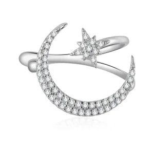 (image for) PANDORA Style Moon and Stars Ear Clip - BSE701