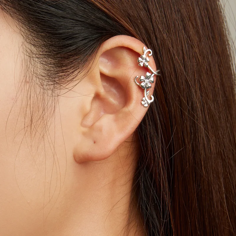 (image for) PANDORA Style Pattern Ear Clip - SCE1512 - View 5