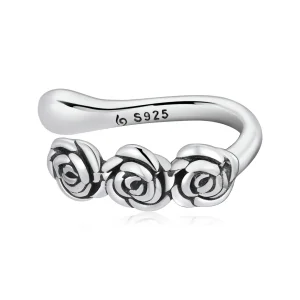 (image for) PANDORA Style Retro Rose Ear Clip - BSE582