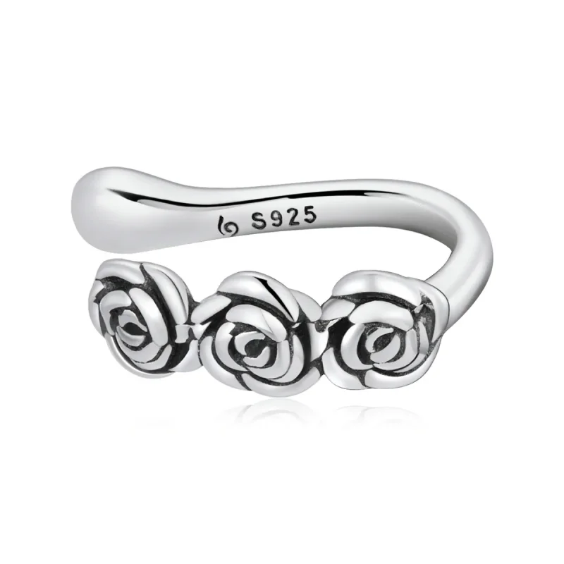 (image for) PANDORA Style Retro Rose Ear Clip - BSE582 - Product Image