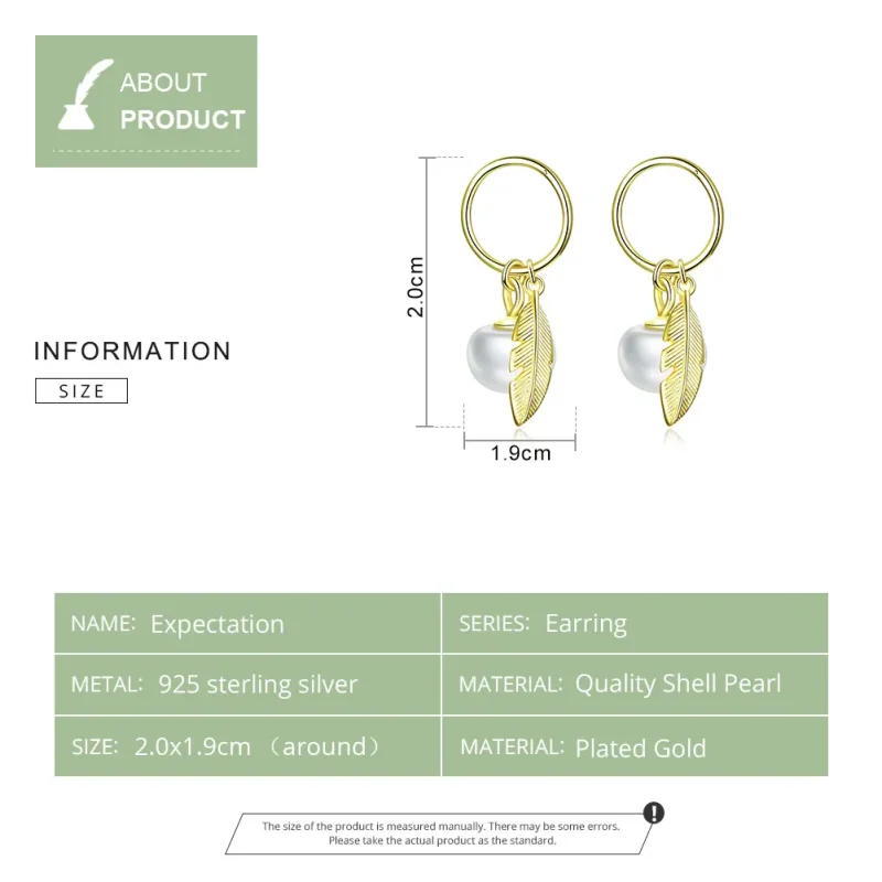 (image for) Gold-Plated Look Forward To Hanging Earrings - PANDORA Style - SCE671 - View 8