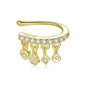 (image for) Pandora Style 18ct Gold Plated Ear Clip, My Girl - SCE1075