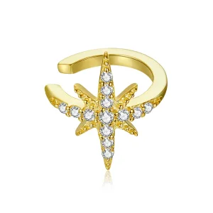 (image for) Pandora Style 18ct Gold Plated Ear Clip, Polaris - SCE999-B