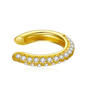 (image for) Pandora Style 18ct Gold Plated Ear Clip, Simple - SCE996-B