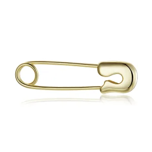 (image for) Pandora Style 18ct Gold Plated Stud Earrings, Snap-Pin Stud-Simple - SCE1086