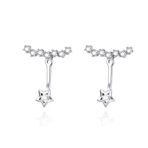 (image for) Pandora Style Silver Dangle Earrings, Reminiscences - BSE175