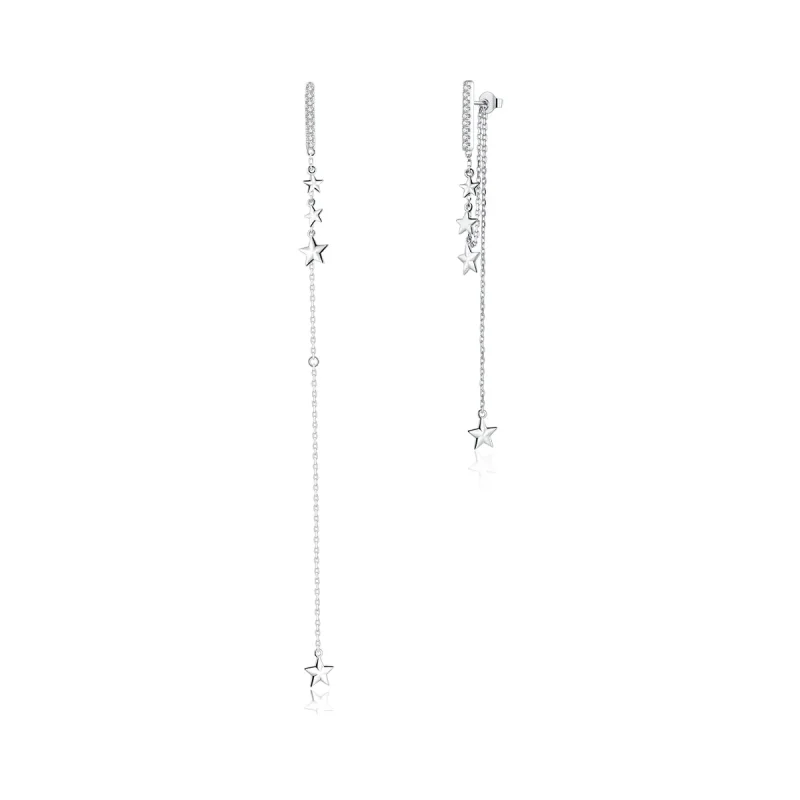 (image for) Pandora Style Silver Dangle Earrings, Shining Mango - BSE349 - Product Image