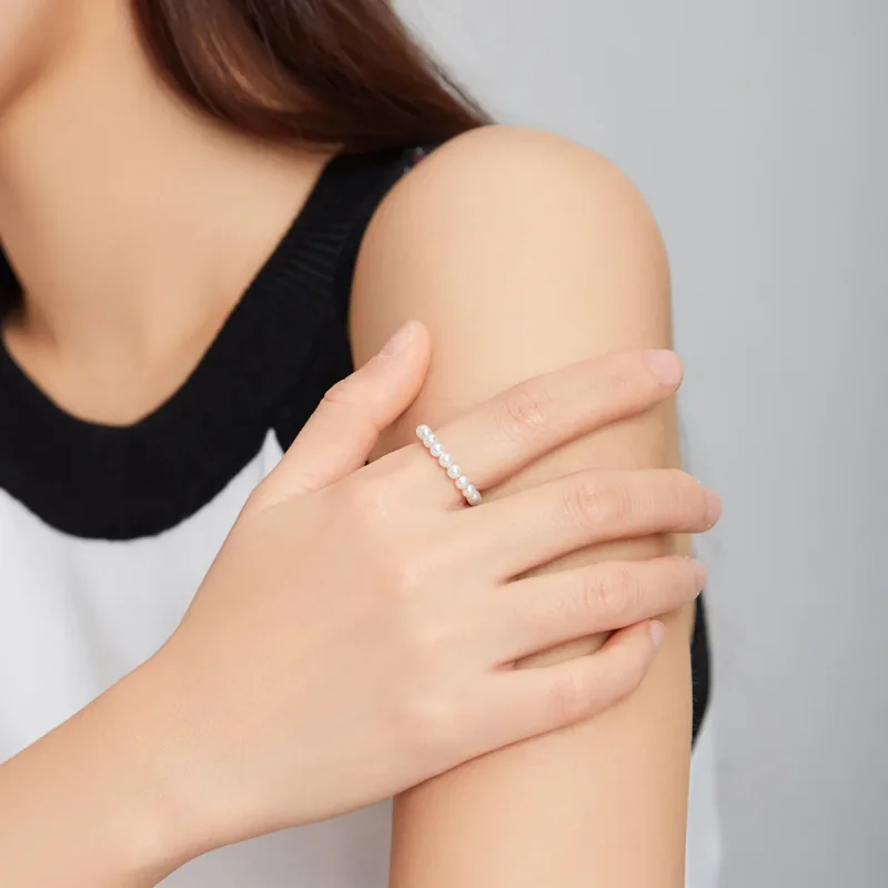 (image for) Pandora Style Silver Ear Clip, Open Beads - SCE1010 - View 9