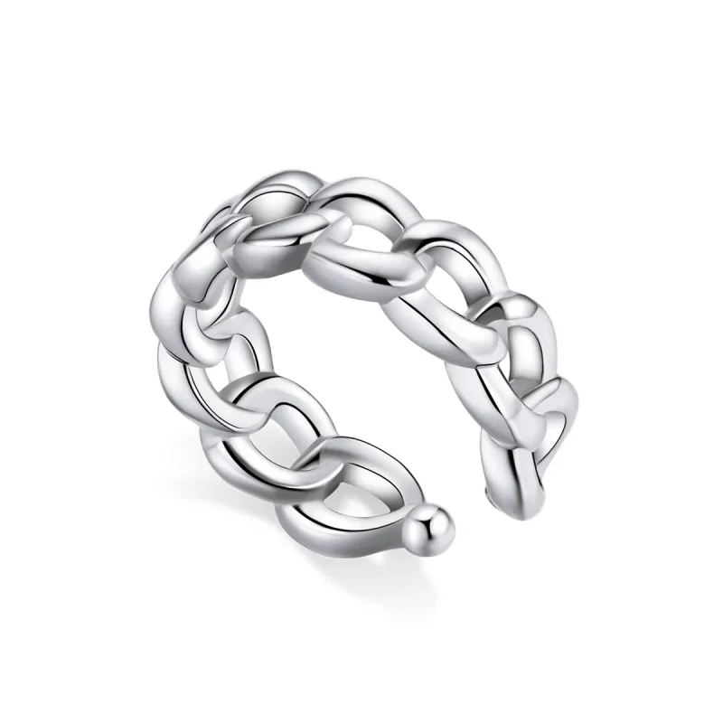 (image for) Pandora Style Silver Ear Clip, Single Ear Clip - SCE1027 - Product Image