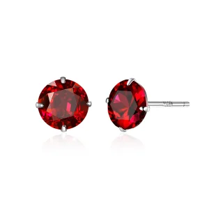 (image for) Pandora Style Silver Hoop Earrings, Spacer - BSE166-RD
