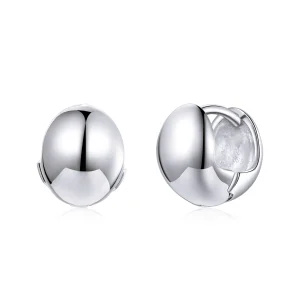 (image for) Pandora Style Silver Stud Earrings, Mirror - SCE1119