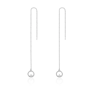(image for) Silver Always Affectionate Hanging Earrings - PANDORA Style - SCE080