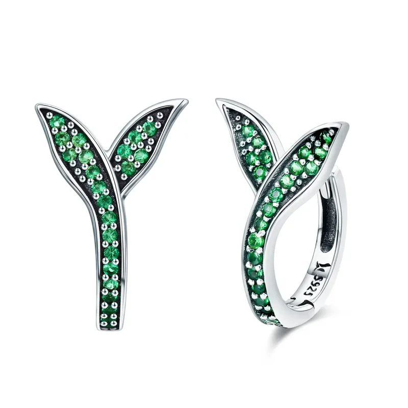 (image for) Silver Buds of Spring Hoop Earrings - PANDORA Style - SCE295 - Product Image