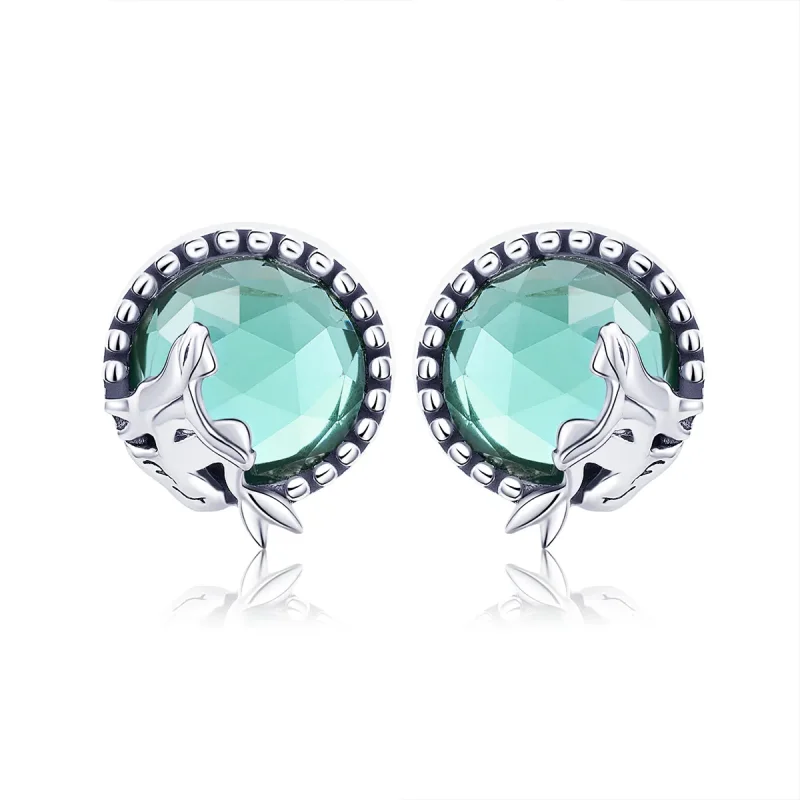 (image for) Silver Love of Mermaid Stud Earrings - PANDORA Style - SCE383 - Product Image