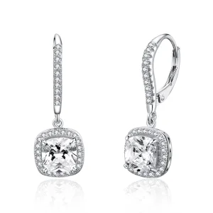 (image for) Silver Shining Time Hanging Earrings - PANDORA Style - SCE520