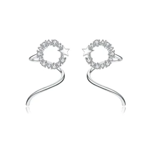 (image for) Silver Starlish Stud Earrings - PANDORA Style - SCE637