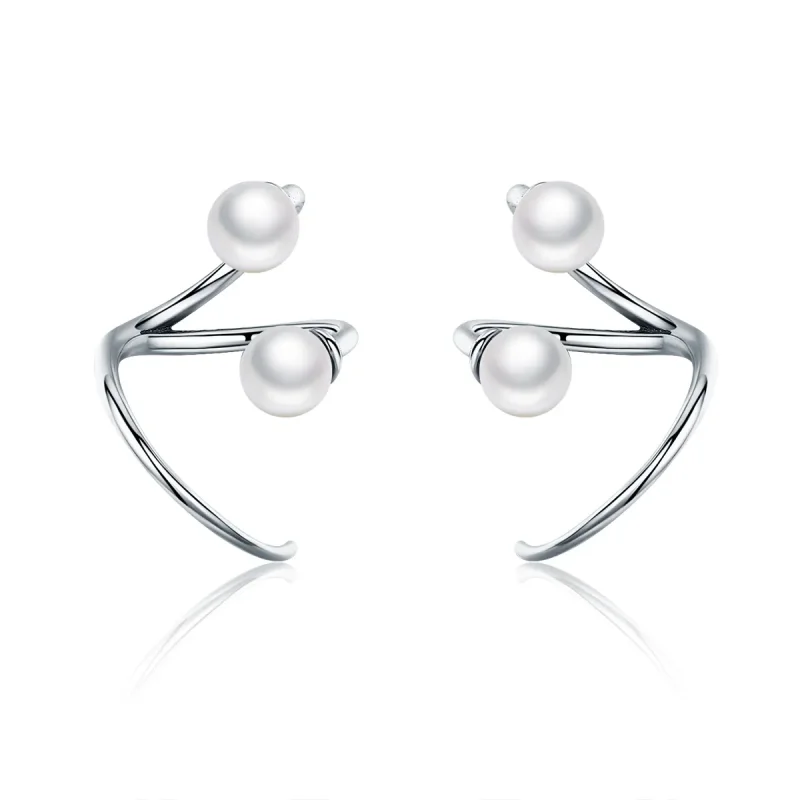 (image for) Silver Tender You Stud Earrings - PANDORA Style - SCE306 - Product Image
