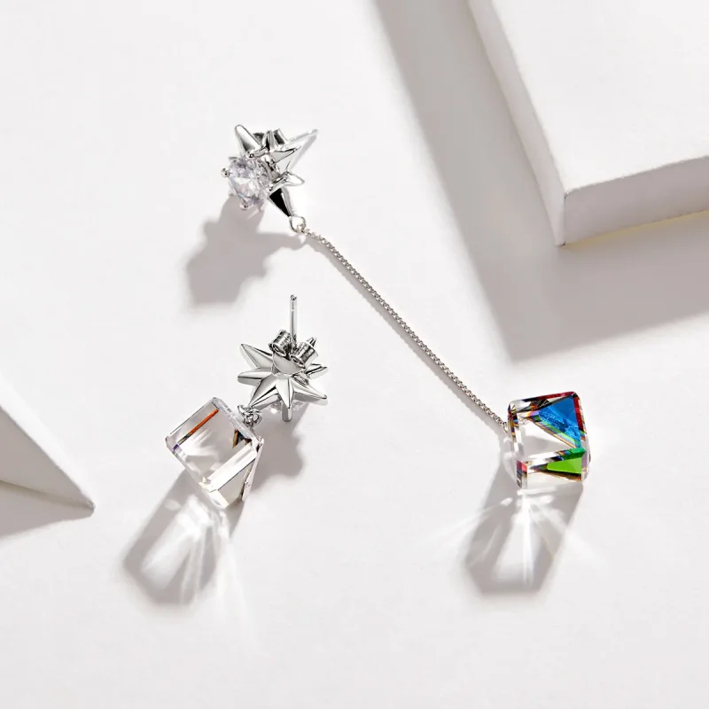 (image for) PANDORA Style Aurora Love Drop Earrings - SCE545 - View 3