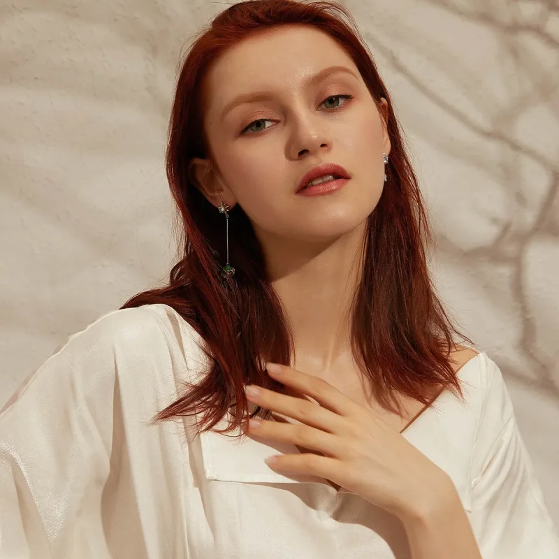 (image for) PANDORA Style Aurora Love Drop Earrings - SCE545 - View 8